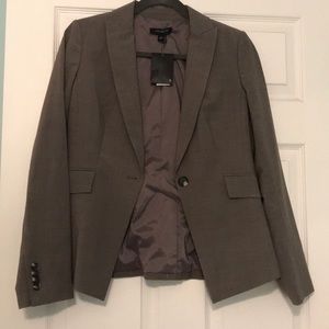 NWT Ann Taylor Gray Blazer